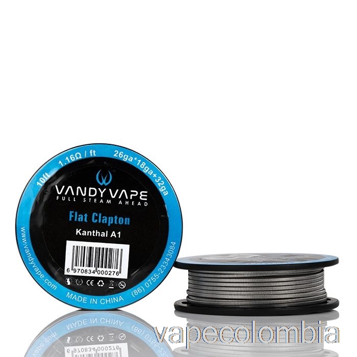 Bobinas De Alambre Especiales Vape Recargable Vandy Vape Ka1 Clapton Plano - 26ga*18ga+32ga - 10 Pies - 1.16ohm